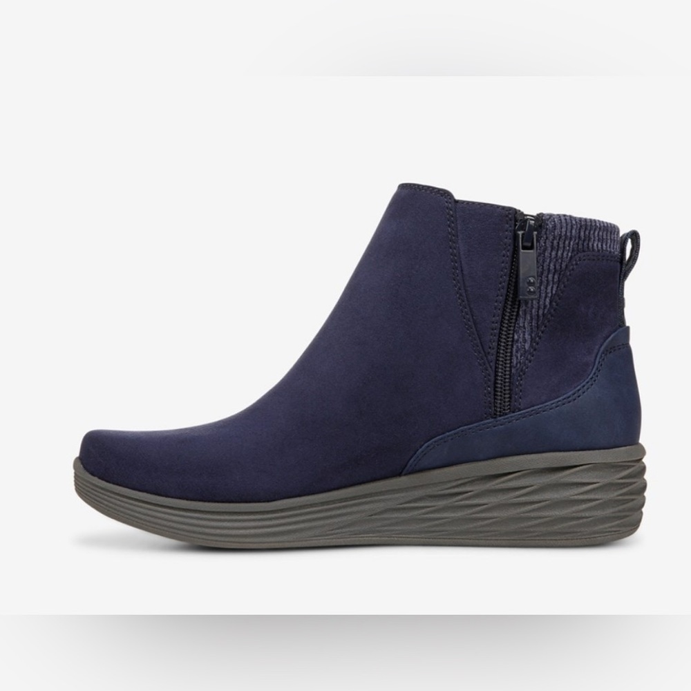 RYKA SIDE ZIP WATER REPELLENT SNEAKER BOOTS NOELLE NEXT ACADEMY BLUE NEW - Picture 4 of 12